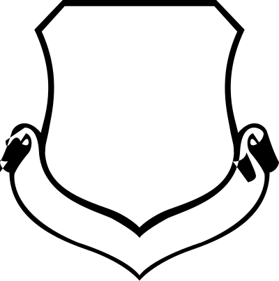 Shield and banner clipart