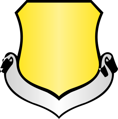 Shield and banner (colour) clipart