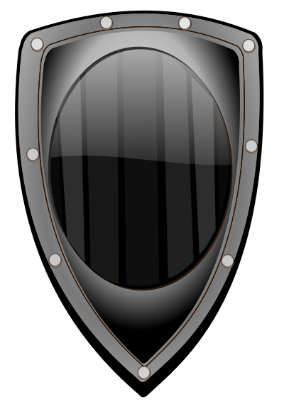 Shield metal clipart
