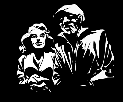 Shifty people clipart