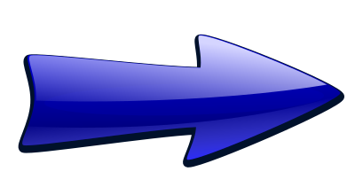 Shiny Blue Arrow clipart