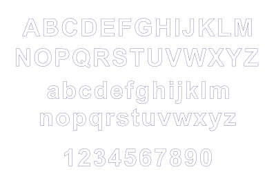 Shiny glossy text clipart