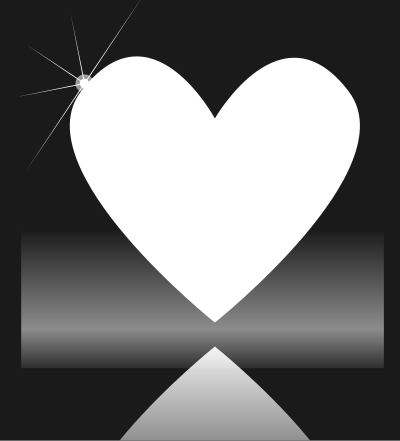 Shiny heart clipart