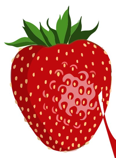 Shiny Strawberry clipart