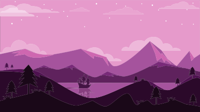 Ship Landscape clipart