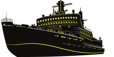 Ship silhouette clipart