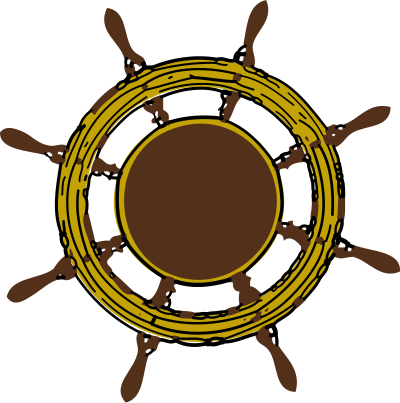 Ship's wheel clipart