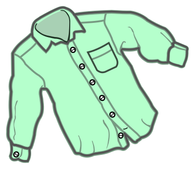Shirt - coloured clipart