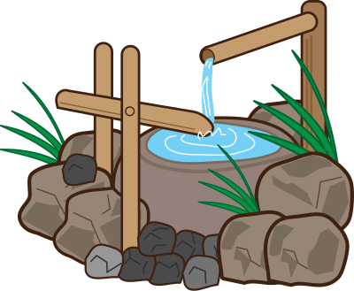 Shishi-odoshi clipart