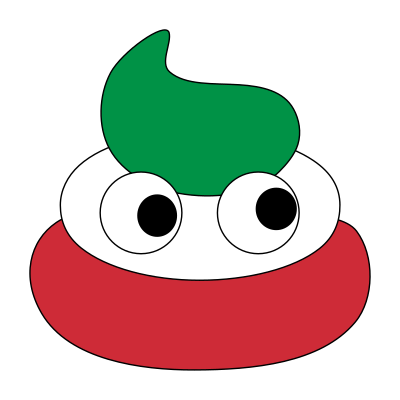 Shit Italy flag clipart