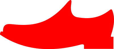 Shoe pictogram clipart