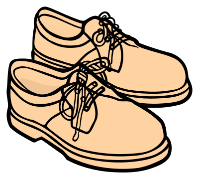 Shoes - coloured clipart