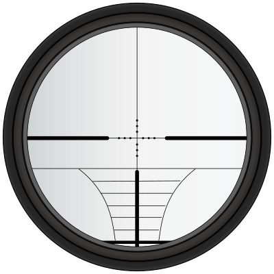 Shooting scope clipart
