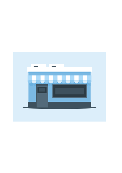 Shop building vector clipart