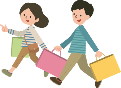 Shopping Couple clipart