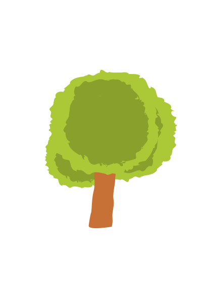 Short tree 2 clipart