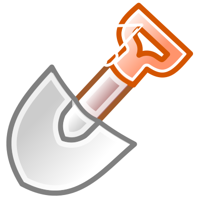 Shovel icon clipart