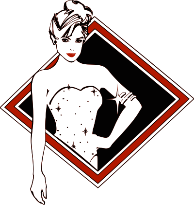 Showgirl clipart