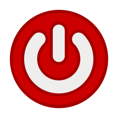 Shutdown clipart