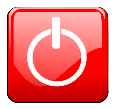 Shutdown Button clipart