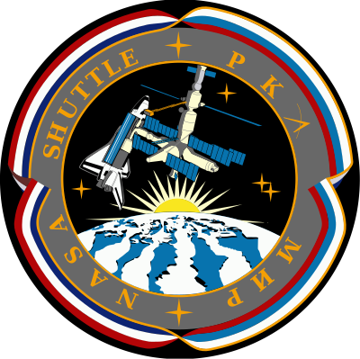 Shuttle-Mir Patch clipart