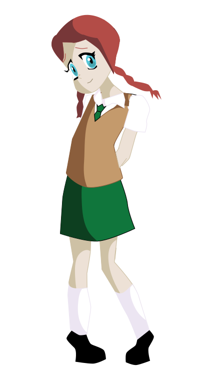 Shy Girl clipart