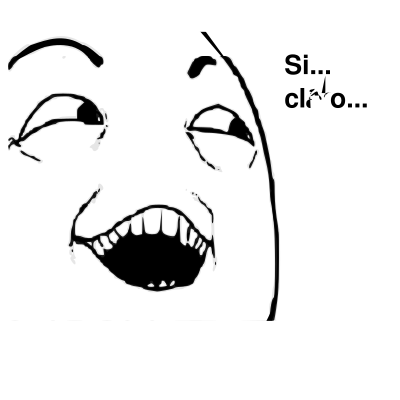 Si claro - meme clipart