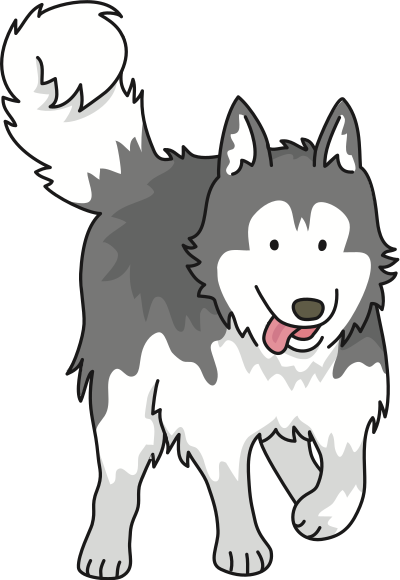 Siberian Husky clipart