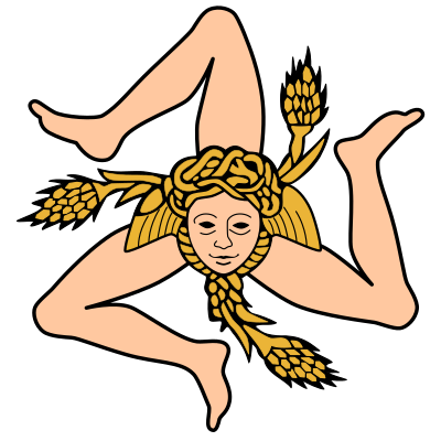 Sicily Triskelion clipart