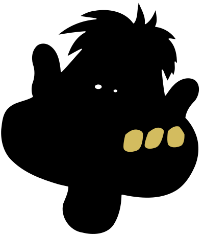Sick man logo clipart