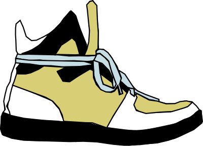Sideview Sneaker clipart