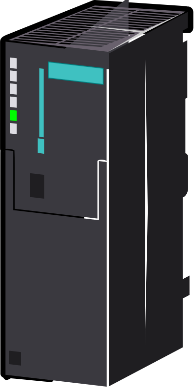 Siemens' S7-300 CPU clipart