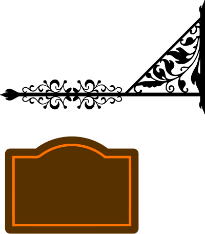 Sign 3 clipart