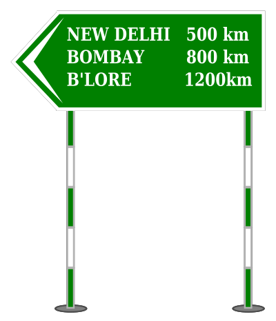 Sign Board clipart