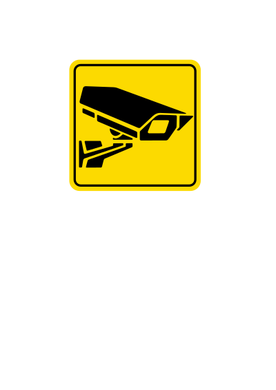 sign CCTV clipart