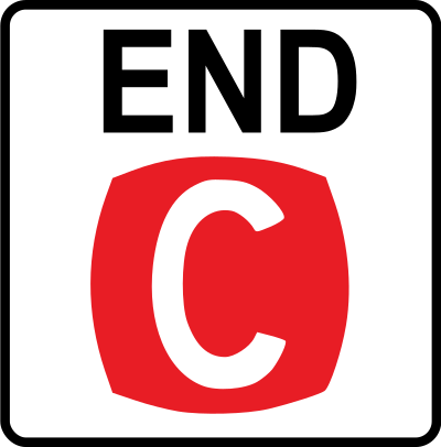 Sign-clearway 3 clipart