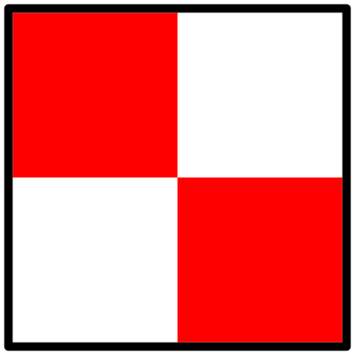 Signal flag uniform clipart