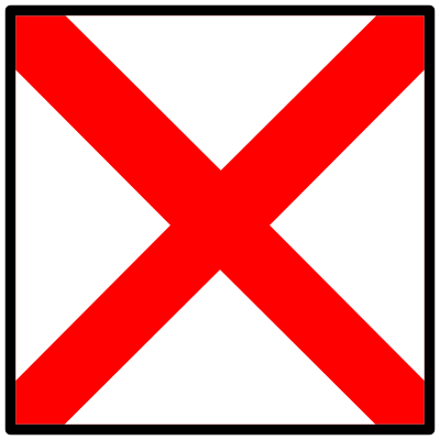 Signal flag victor clipart