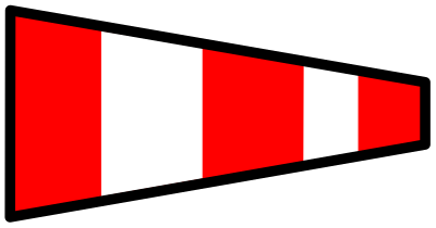 Signalflag aff clipart