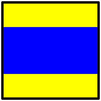 Signalflag delta clipart