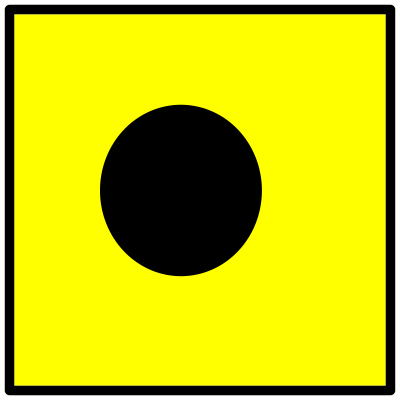 Signalflag india clipart