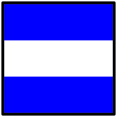 Signalflag juliet clipart