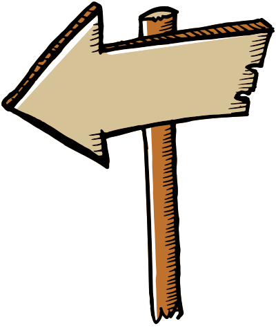 Signpost 5 clipart