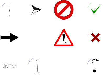 Signs clipart