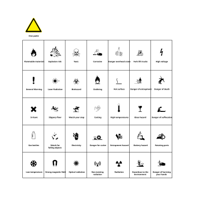 Signs Hazard Warning clipart