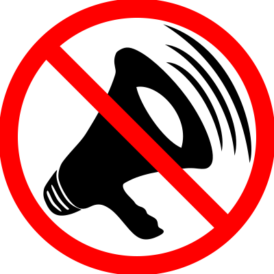 Silence clipart