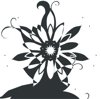 Silhouette Flourish Design 3 clipart