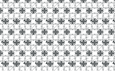 Silhouette Flourish Seamless Pattern 2 clipart