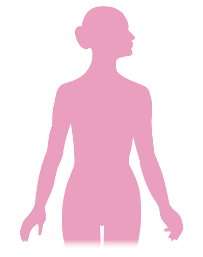 Silhouette of a woman clipart