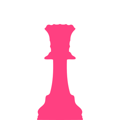 Silhouette Staunton Chess Piece – Queen / Dama clipart